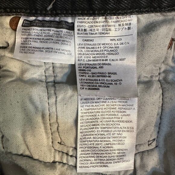 Levi’s 501 Black Jeans Waist 36 Inseam 28 inches - Picture 16 of 16
